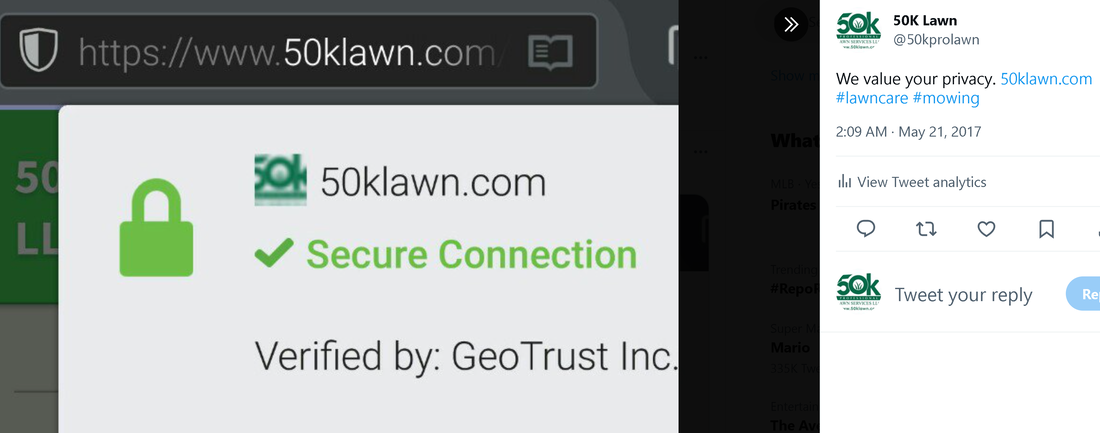 50klawn.com: fully https encrypted since May 21, 2017
