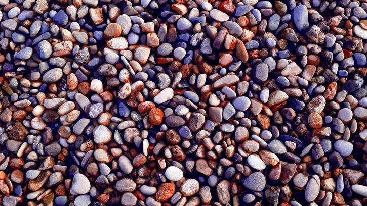 Assorted Color Pea Gravel